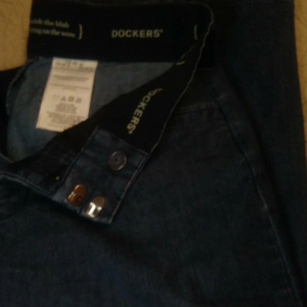 Ladies Denim Dress Slacks